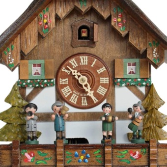 Koekoeksklok met muzikanten