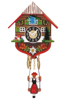 Miniatuurklokje met vogeltje