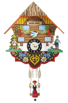 Miniatuurklokje Heidi en Peter