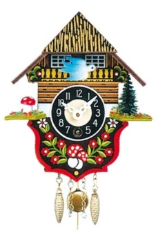 Miniatuurklokje met denneboom