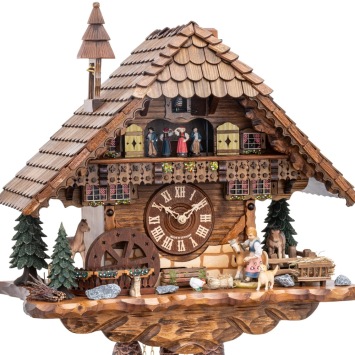 Koekoeksklok met paarden en toren