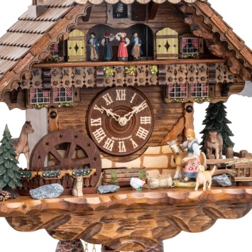 Koekoeksklok met paarden en toren